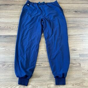 Figs Mesh-Lined Jogger Scrub Pants Mens Large Navy‎ Blue #M21SW2036 Tansen FREEx